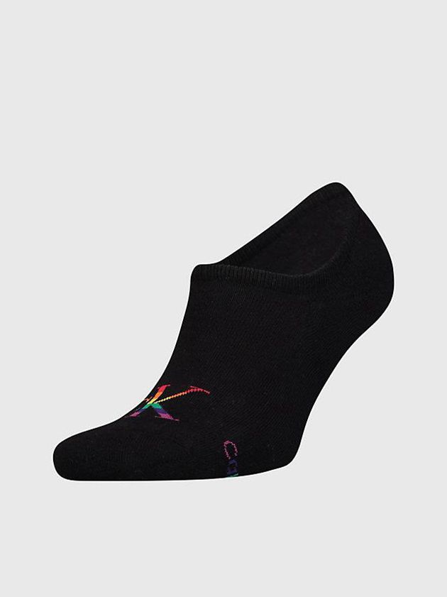 Calvin Klein USA Invisible - Pride Mens Socks Black 5317406-IW